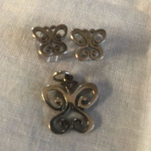 James Avery Butterfly Set